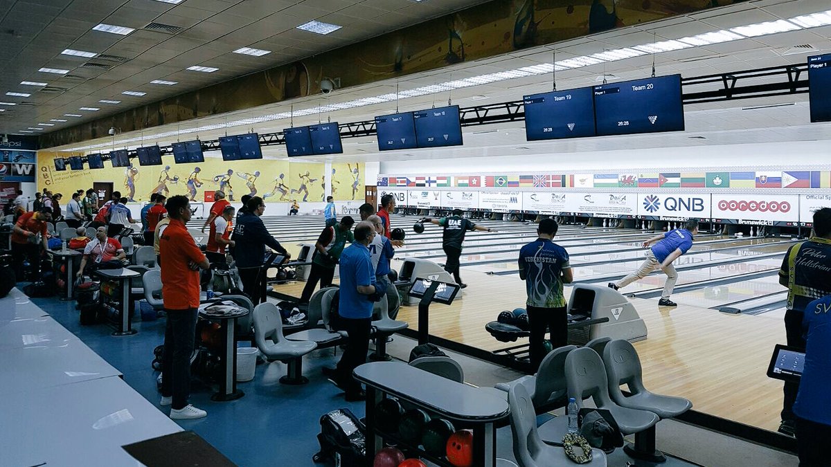 TeamNLbowling's tweet image. Vandaag staan official practice en de opening op het programma. Mark is als eerst aan de beurt vandaag. #qatarworldsingles