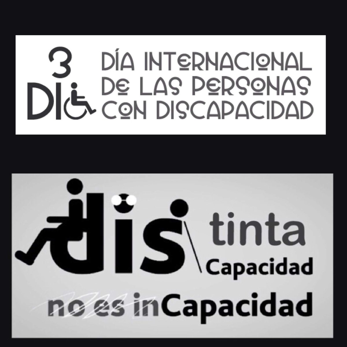 #DistintaCapacidad no es DisCapacidad #3dediciembre #DiaInternacionalDiscapacidad