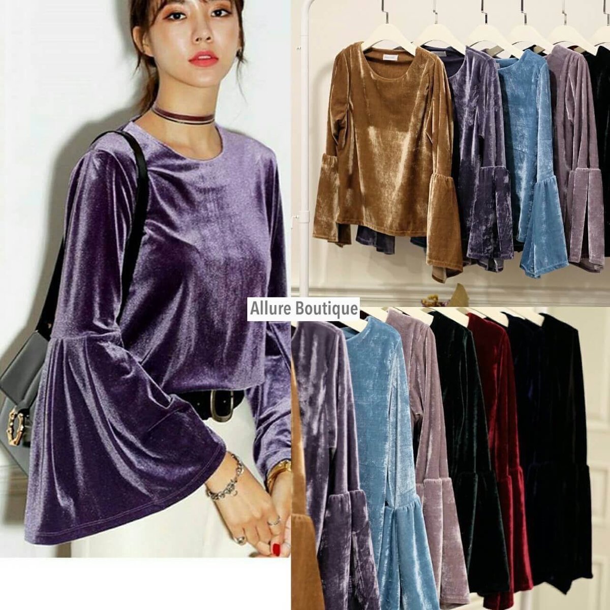 simibearshop's tweet photo. Korean pattern velvet tops 
ราคา 360 บ. รวมส่ง
EMS+50 บ.
DM/Line: simibear
#ripไอดอ #howtoperfact #พื้นที่โปร𖢒 https://t.co/UQibyak5Iy