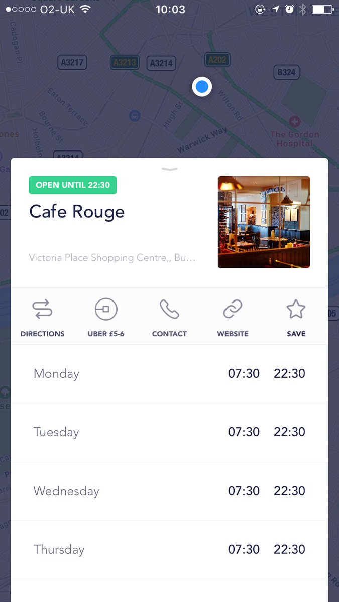 NorthernSparkUK's tweet photo. Discover that #HangoverCure by finding nearby cafes like @CafeRougeTweet with #allhours https://t.co/lu627t6ePF https://t.co/eTgBGdb1Ra