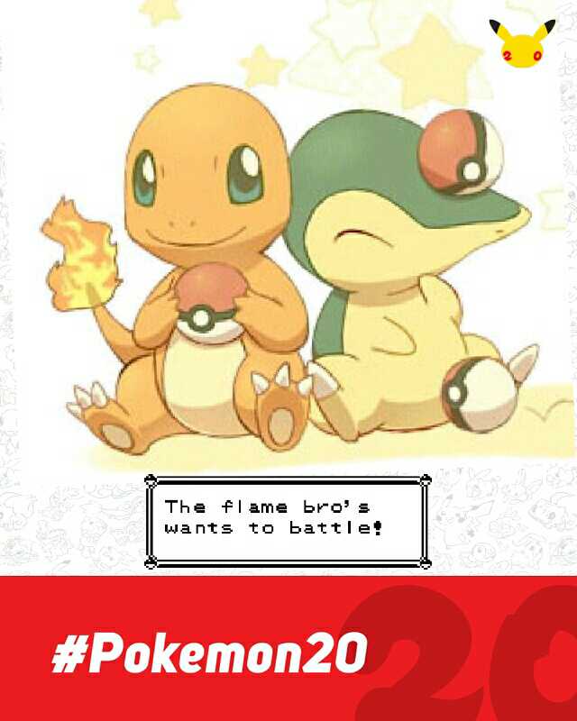 Dom200119's tweet photo. #Pokemon20 the flame bros will win https://t.co/tcet3M3qrL