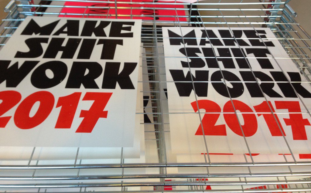 espiekermann's tweet photo. Ambivalent poster by @eyemagazine, printed #letterpress during their workshop @galeriep98a https://t.co/z2OD1H1ClW