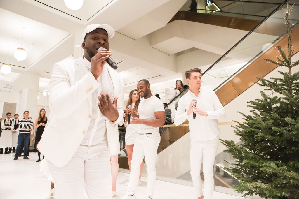Selfridges's tweet photo. Missed yesterdays performance from the @UVCollective choir? They'll be at #SelfridgesLondon today between 2-5pm https://t.co/hUh5KqggEk