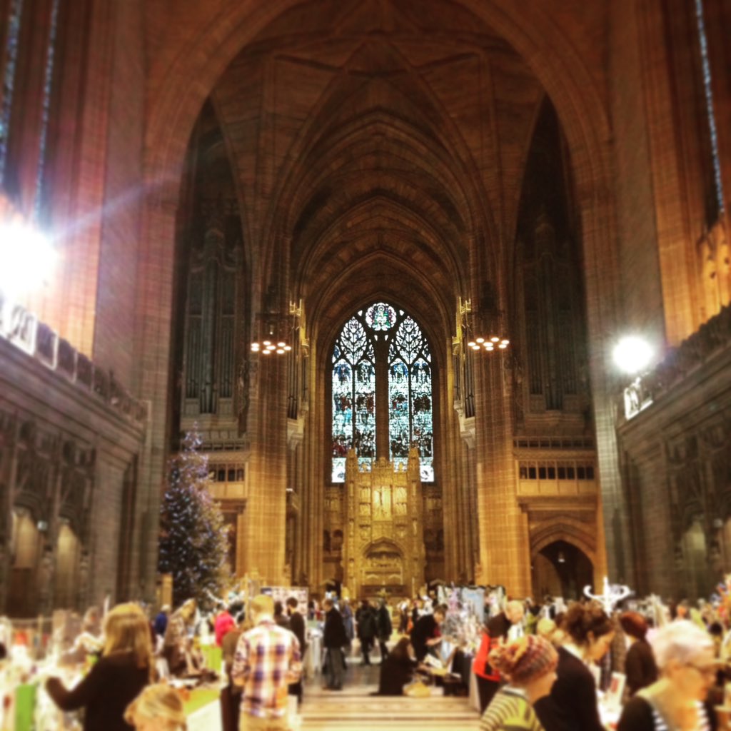 lisalostplots's tweet image. Today the most Christmassy of all the fairs! Winter Arts Market at Liverpool Anglican cathedral. Now-7pm! #wam2016