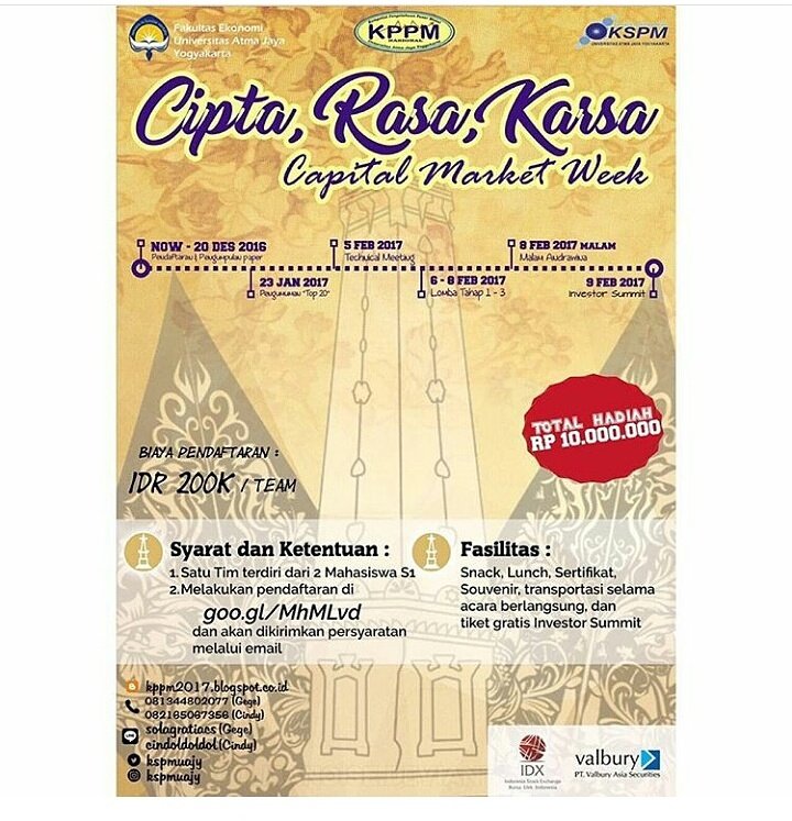 Yuk ikutan guys di KPPM 2017
For future info, check our blog