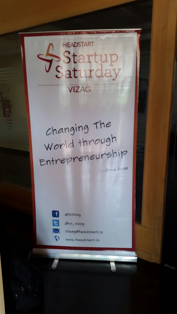 ss_vizag's tweet photo. Big bang relaunch of India's largest grassroot #startup ecosystem  #Headstart in Vizag.  @starthyd @HeadstartBlr https://t.co/5SaZ15NKpy