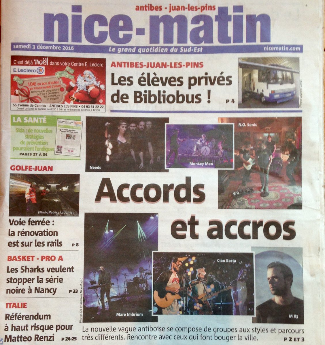 NOSONICOFFICIEL's tweet photo. N.O.SONIC dans la nouvelle vague Antiboise avec  #M83 #needs #MonkeyMen #MareImbrium #CiaoBasta https://t.co/lSecdQusHF