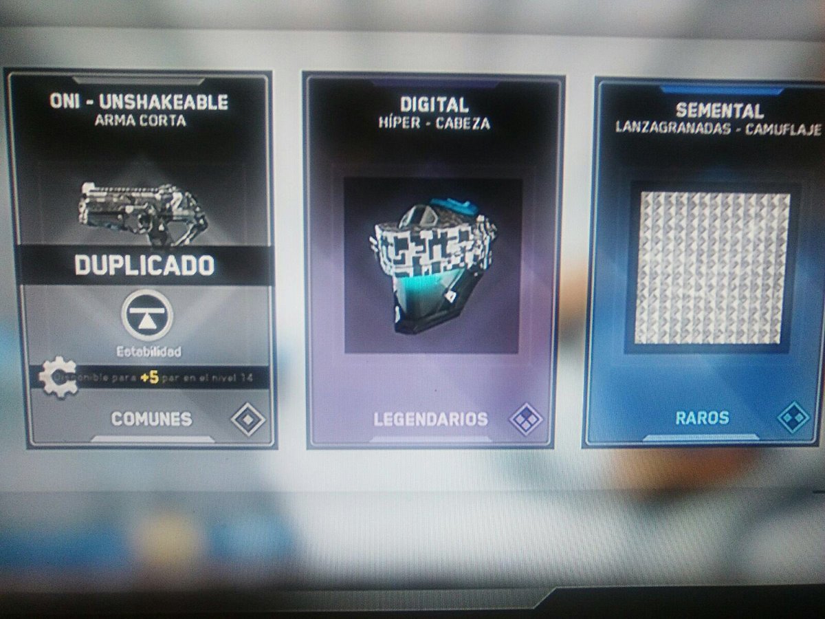 Delta_Force12's tweet photo. #CallOfDutyInfiniteWarfare #IW #Suministros #Raro #Legendario #Epico #Type2 #Gold #Oro #Ps4 🎮
Instagram: Delta_Force12 https://t.co/GI2QF5NMCm