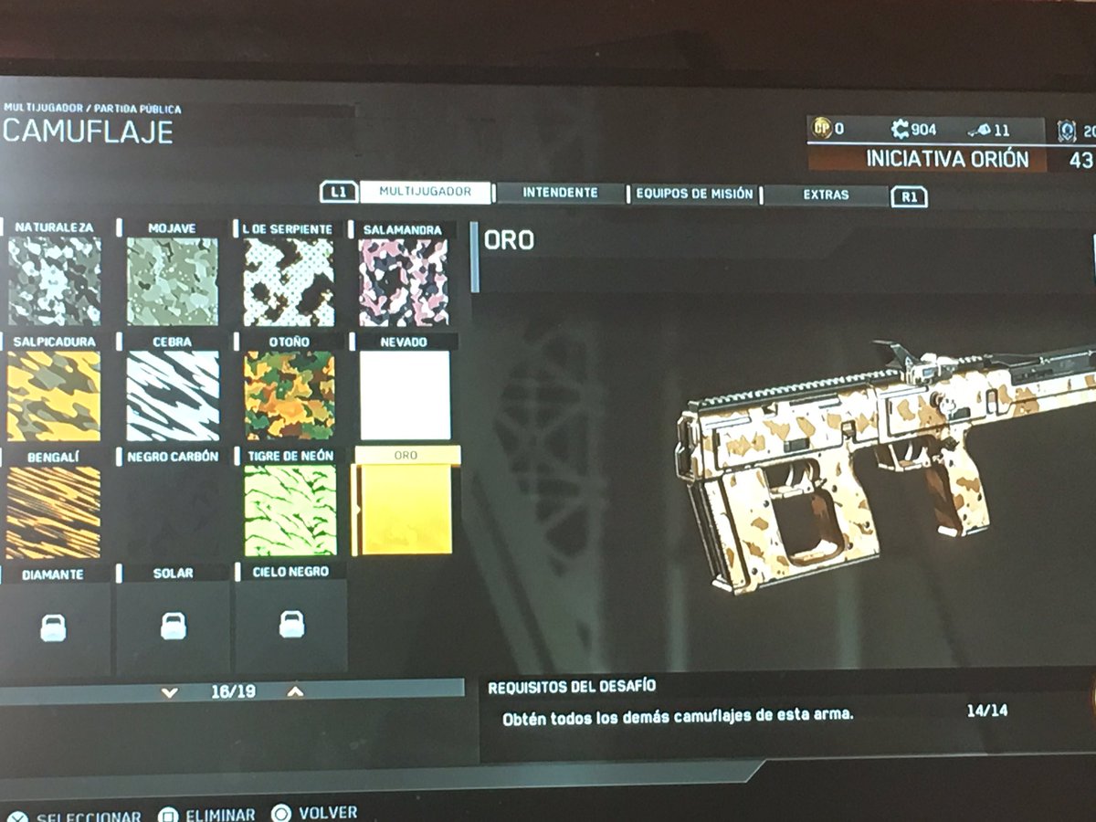Delta_Force12's tweet photo. #CallOfDutyInfiniteWarfare #IW #Suministros #Raro #Legendario #Epico #Type2 #Gold #Oro #Ps4 🎮
Instagram: Delta_Force12 https://t.co/GI2QF5NMCm