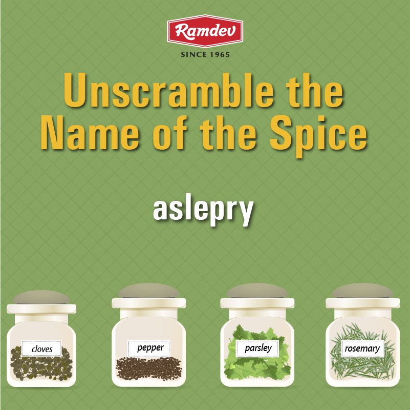 Ramdev_Food's tweet photo. #Hint Belongs to the family of Apiaceae & widely cultivated as a herb, a spice and a vegetable. #Ramdev #IndianSpices #Herb #Contest https://t.co/8VBWPyp5IU