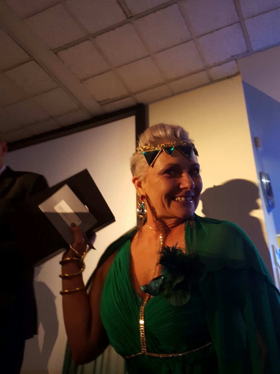 theatrewitteeth's tweet photo. And #ladybray bringing home some more bacon #offtheleash #GATawards #mostoutstandingfemale https://t.co/3anCHExB8O