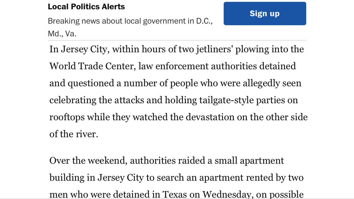 PrisonPlanet's tweet photo. Nothing triggers leftists like saying "Muslims celebrated 9/11". Say it with me; Muslims celebrated 9/11. Washington Post reported it. https://t.co/1vaK7CEgnF