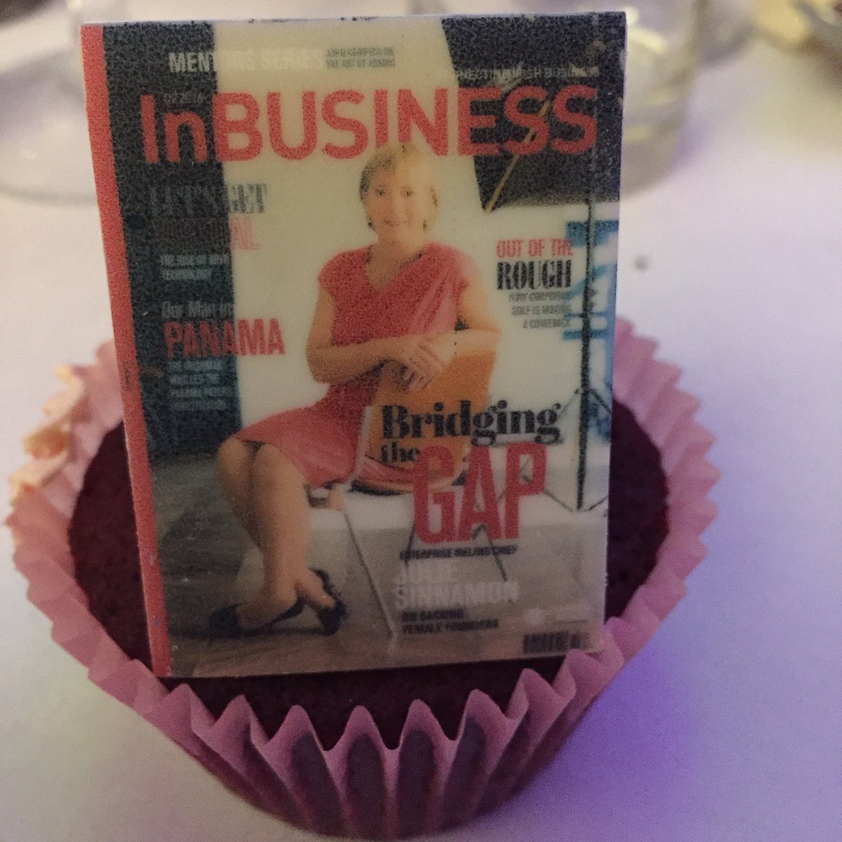 The Q2 #cover #cupcake of <a href="/ChambersIreland/">Chambers Ireland</a> <a href="/InBUSINESSIre/">InBUSINESS Ireland</a> looks too good to eat <a href="/MagsIRL/">Maggie</a> #IMA2016 #delicious #magazine