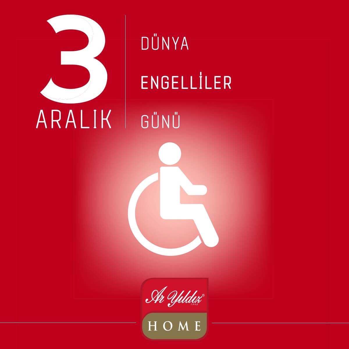 AryildizHome's tweet photo. En büyük engel sevgisizliktir..❤️ ♿
#3Aralık #DünyaEngellilerGünü !
#AryildizHome
#InternationalDayofPersonsWithDisabilities https://t.co/AC5fAvDbGj