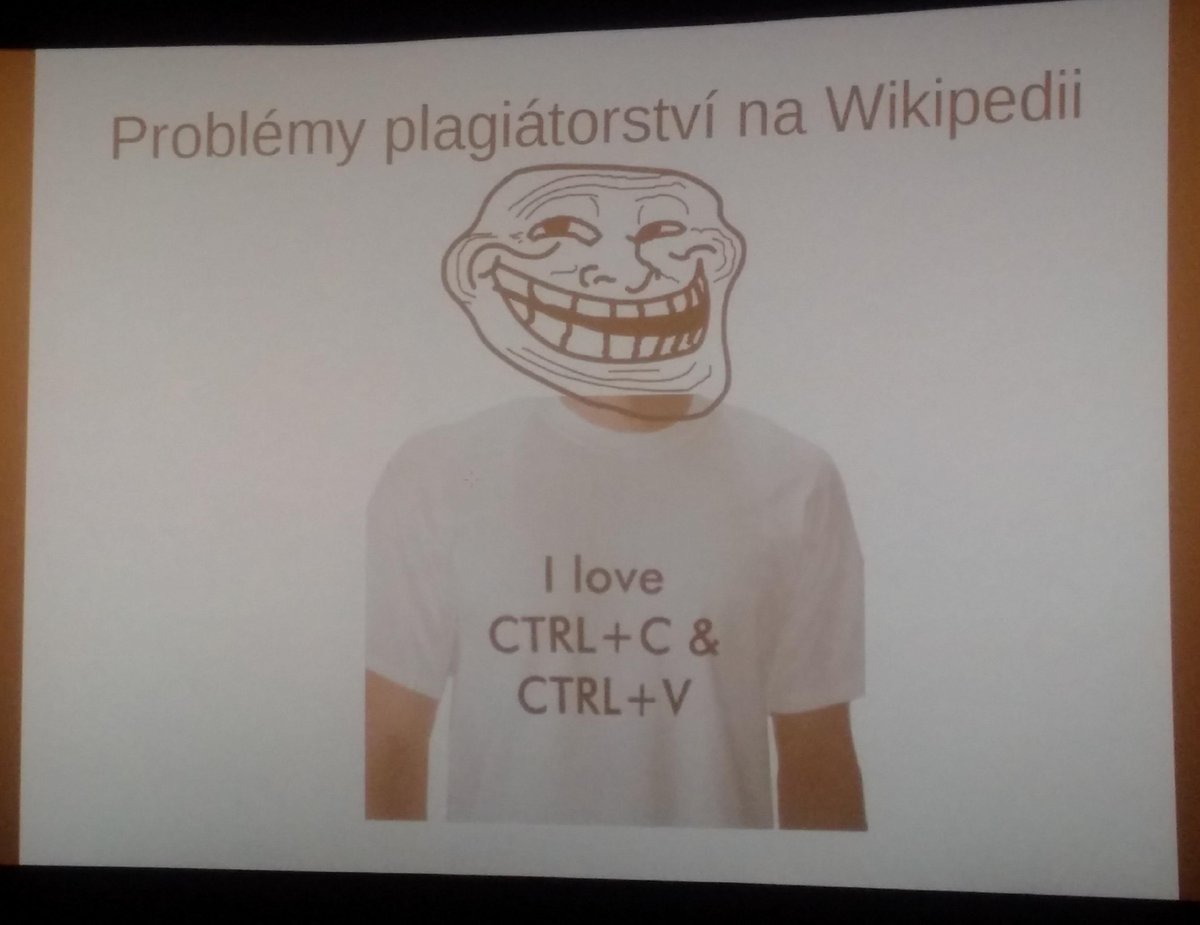 MagdalenaVosali's tweet photo. Tak jo,#JanLouzek, @Wikimedia_CR slibuji: never more CTRL+C a CTRL+V. #wikikonference #brno https://t.co/VCEEB0ktox