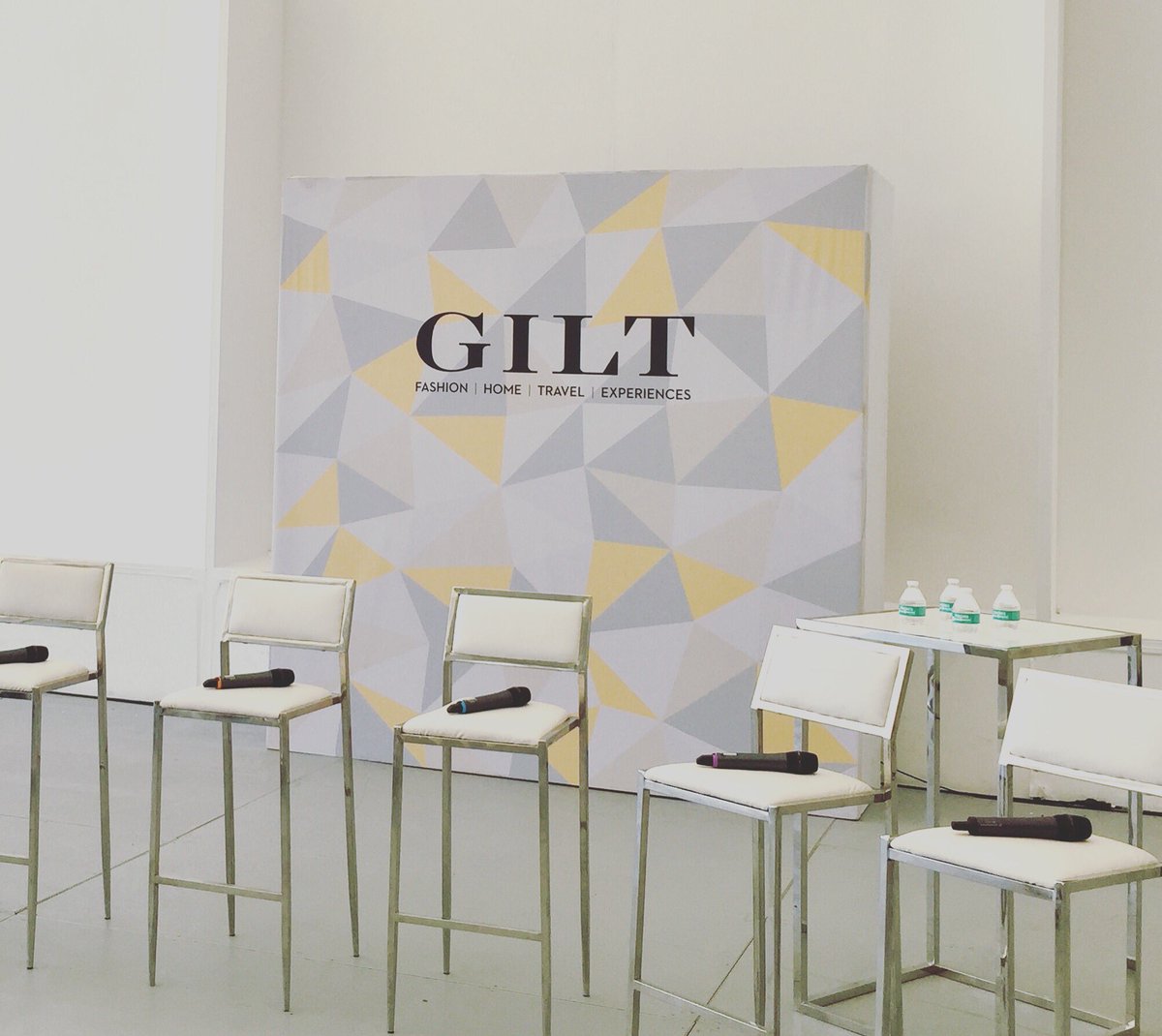 Inscopeart's tweet photo. The Art + Technology Panel Talk is beginning! We are excited to have @ronenglishart speaking. Join us now. @Gilt @giltcity #GiltLife https://t.co/rFgo972aWb