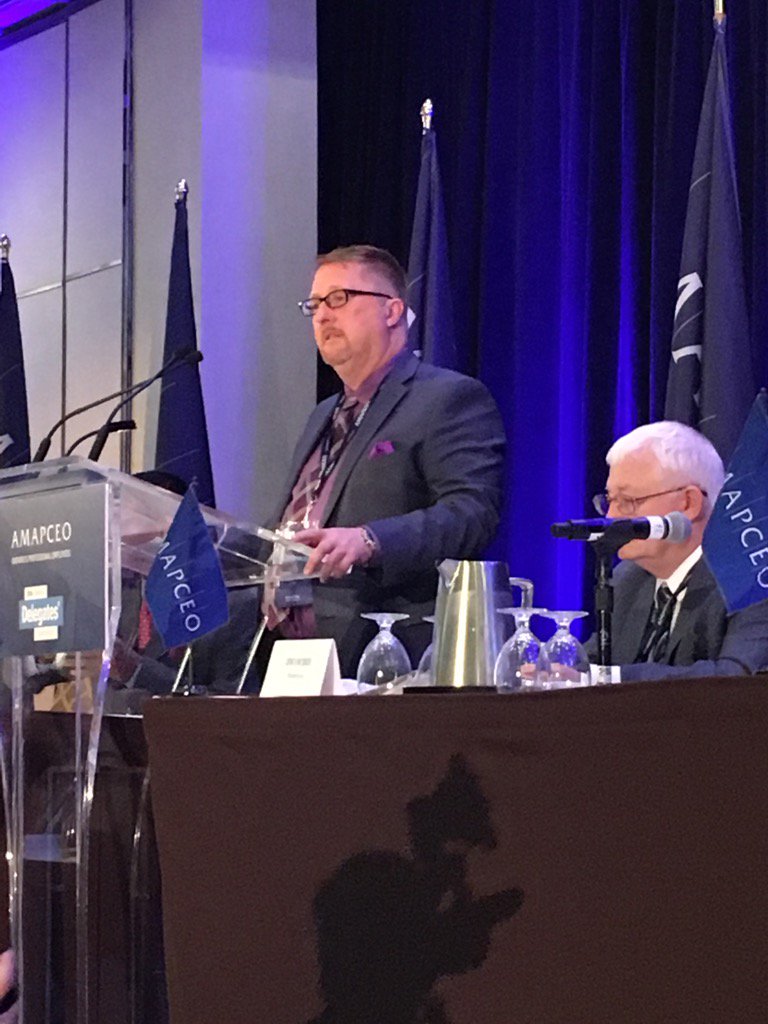 cynthiaswatt's tweet photo. Congratulations to Dave Bulmer on his re-election to President of AMAPCEO #amapceo2016 @AMAPCEONews @BulmerDave https://t.co/W86bxXUlUQ