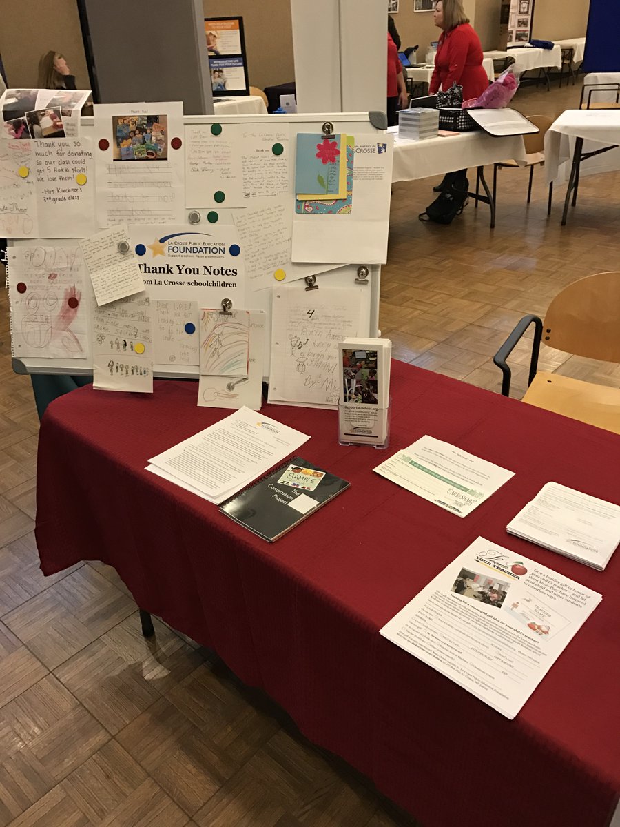 LaCrosseEdFdn's tweet photo. Join us for Care &amp; Share giving event from 10 to 2 today at the Public Library - donations up to $1,000 matched https://t.co/BQpIZws5ud