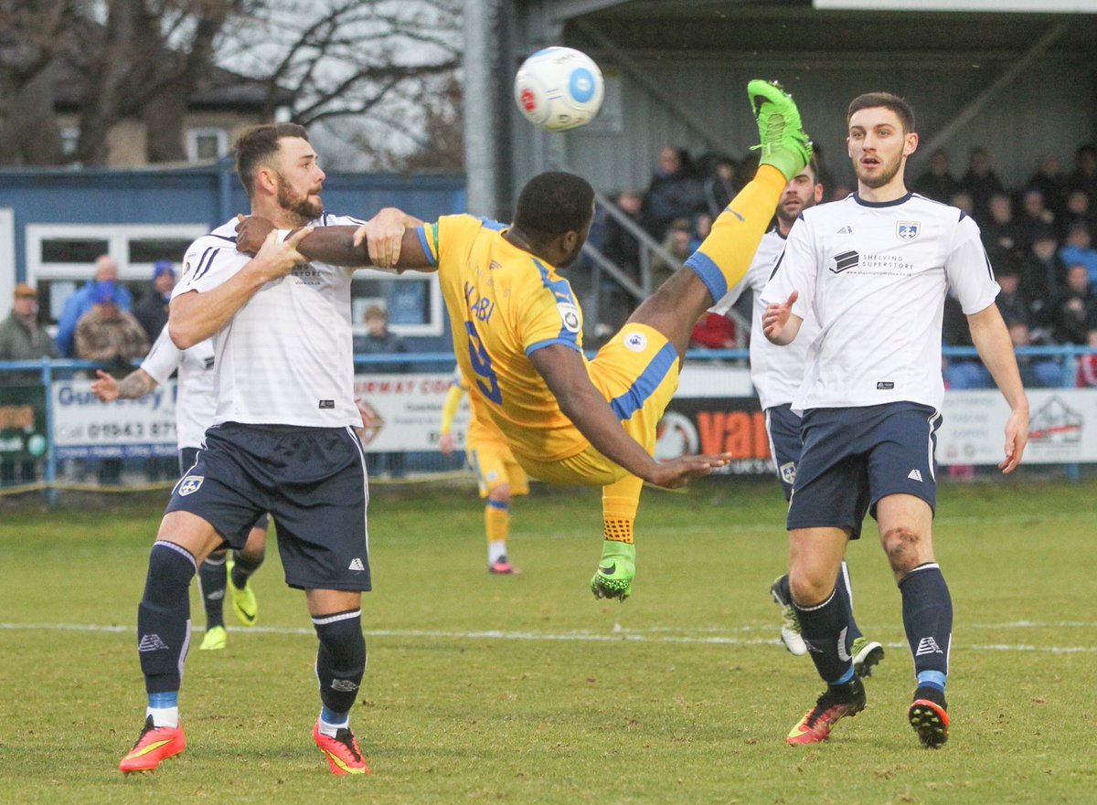 Snapshot| Image of James Alabi's goal earlier (@devarick)