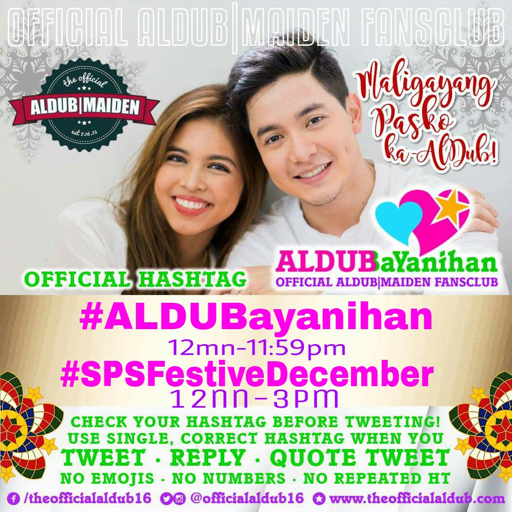 officialaldub16's tweet photo. Congrats po sa lahat ng Team @officialaldub16 chapters na nag Charity event.Walang hanggang pasasalamat.We love u #ALDUBayanihan https://t.co/dM82PYntYk