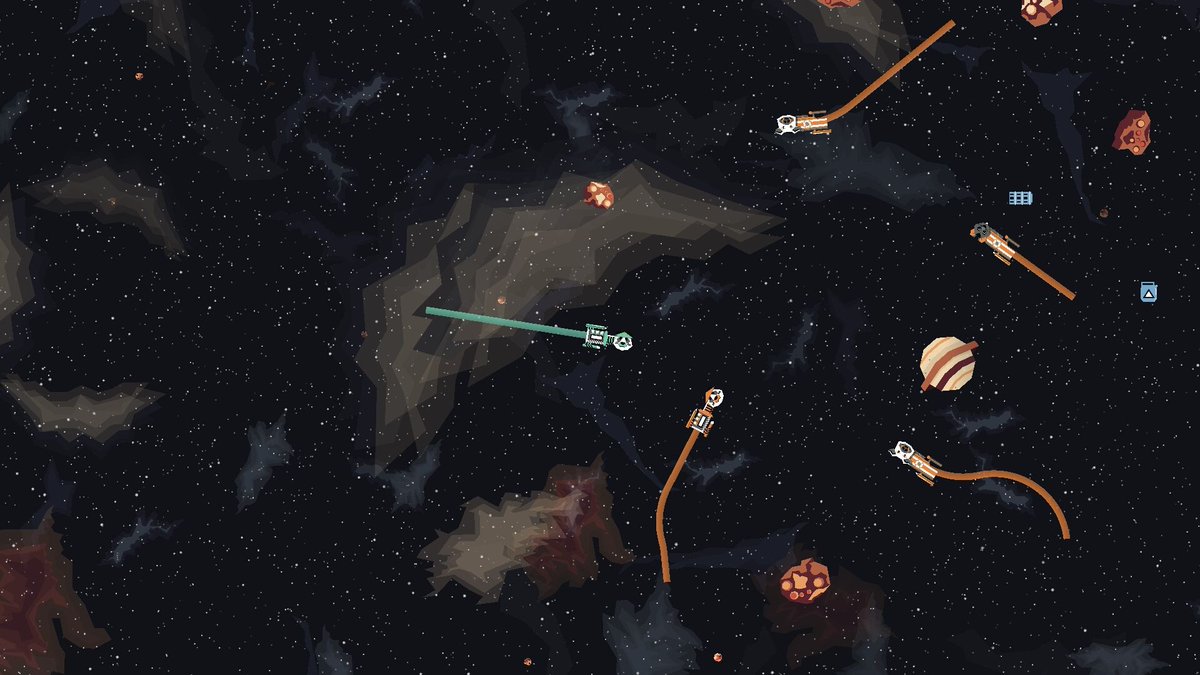 dancingraptor_'s tweet photo. This is how Space Tails looks now! #screenshotsaturday #screenshot #gamedev #indiedev #indiegamedev https://t.co/KCY0QuR4mU