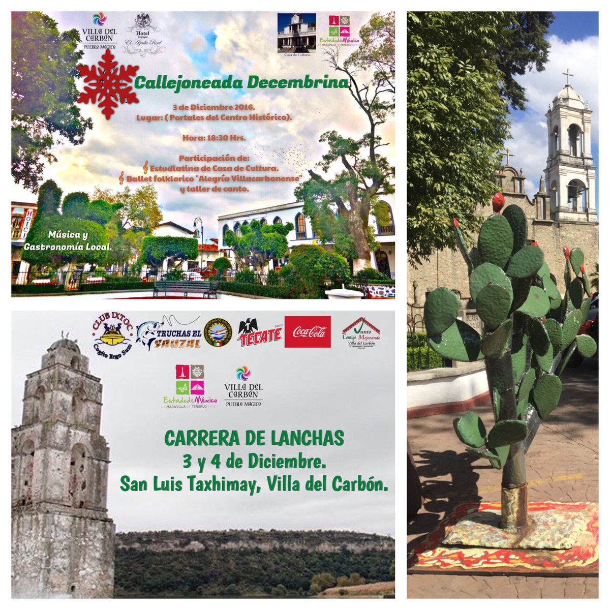 turismo_villa's tweet photo. Eventos programados para ti #VilladelCarbon #LateContigo @bettynabenitez @EdomexTurismo @SECTUR_mx @edelamadrid @carlosgleflores https://t.co/l1hBZ3T53S