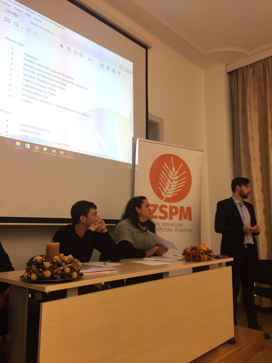AnjaFortuna1's tweet photo. Skupščina Zveze slovenske podeželske mladine #zspm #mladi #youthwork #makingtheworldabetterplace https://t.co/DA7CxH01yW