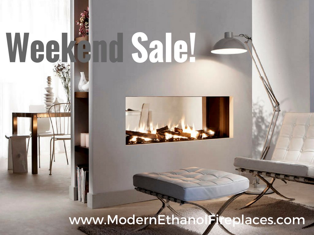 1st weekend of December + cold weather + Christmas in 22 days = #WeekendSale @ ModernEthanolFireplaces.com! #Fireplace #HomeDecor #DIYHome #Fire