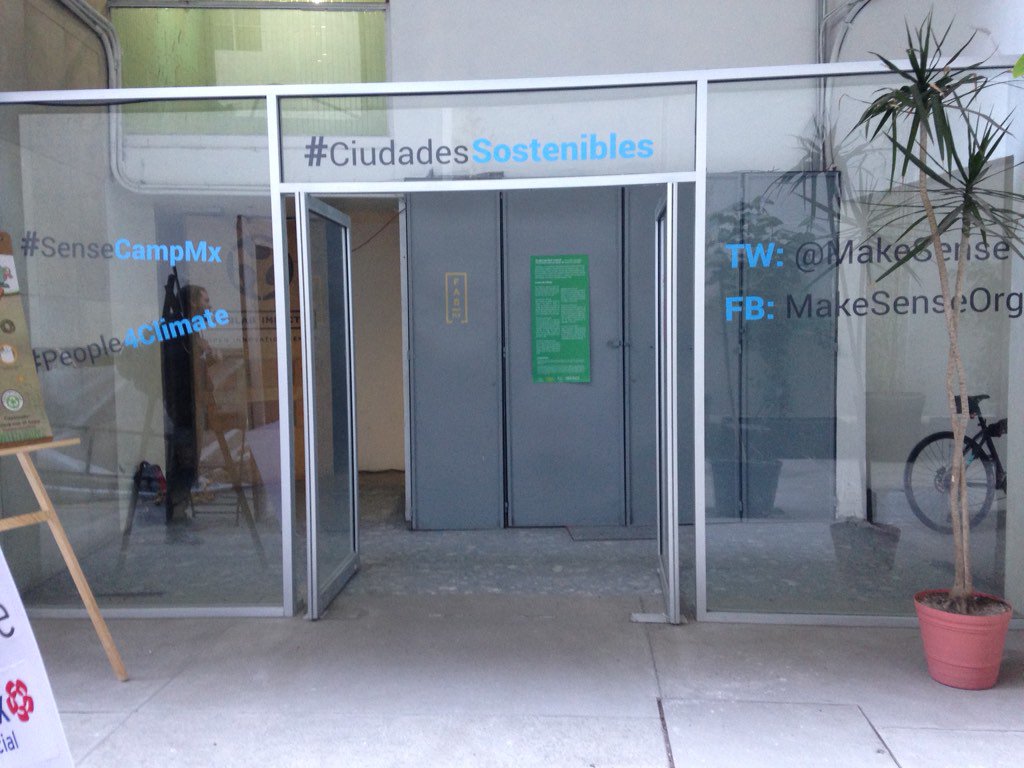 SoleneAymon's tweet photo. #SenseCampMX is about to start!
We will explore new ways help cities to transition to more sustainable models https://t.co/689WeX9PYw