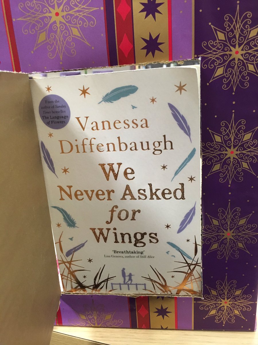 gateslibraries's tweet photo. It's day 3 of our lovingly chosen #BookAdventCalendar - give #WeNeverAskedForWings a try; it's wonderful. #festivefave https://t.co/B8VDZUmVdL