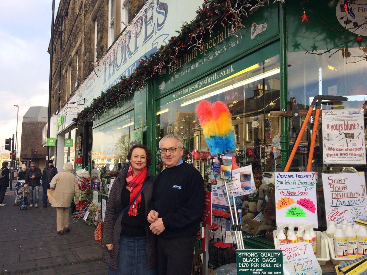 CMcKinnellMP's tweet photo. @RosiesGosforth @yumLush @nakeddeli Thorpe's &amp; Donald Gilbert #SmallBizSatUK #Gosforth https://t.co/ZJHYS0mdiJ