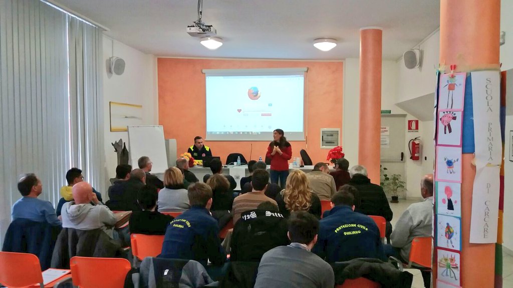 ParcoBeigua's tweet photo. Oggi operatori #Beigua a Carcare: incontro con protezione civile per presentazione piattaforma e-learning #Evande sui rischi naturali https://t.co/wzXyFbStg2