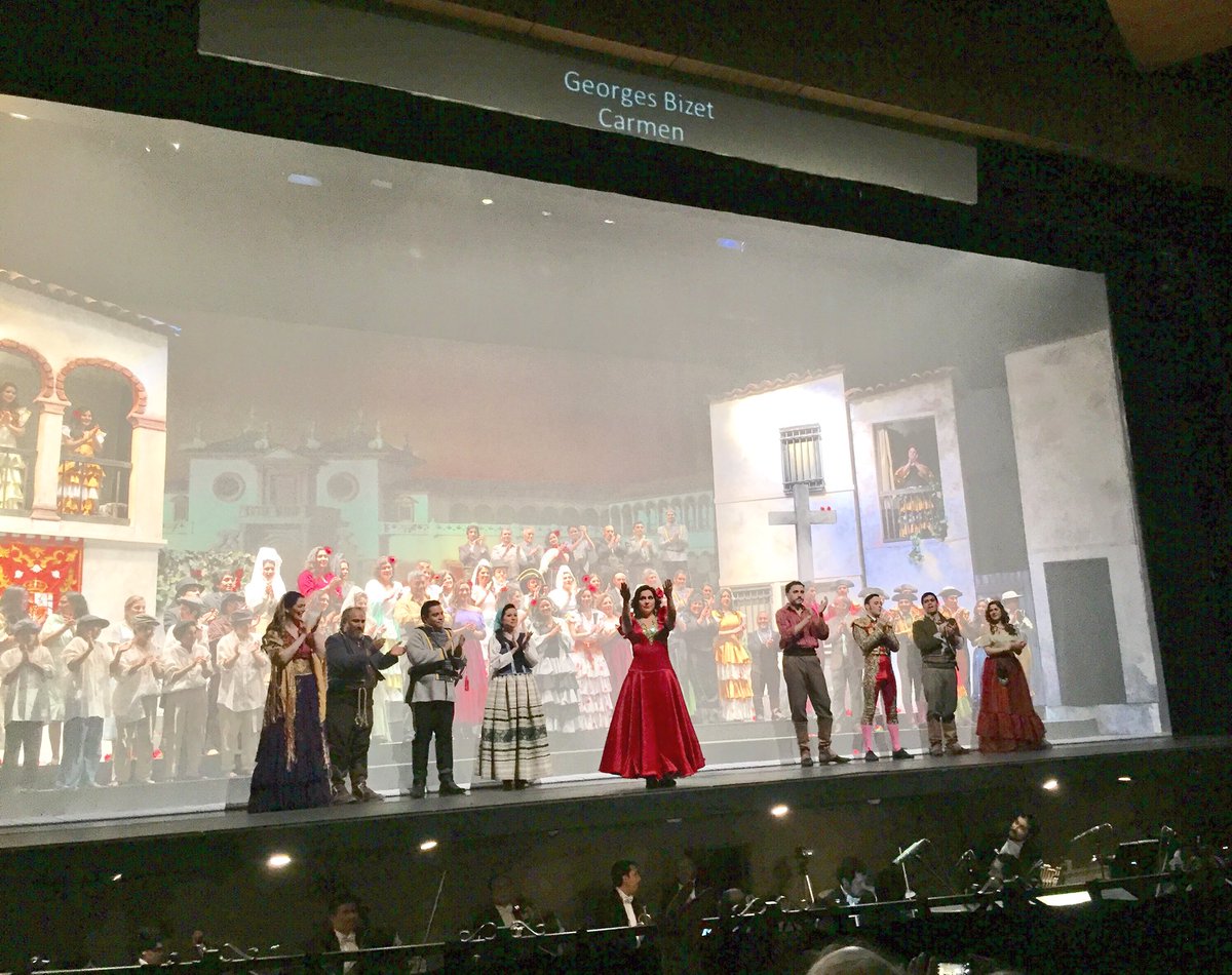 renenaranjo's tweet photo. Ovación anoche en Teatro Municipal de #Temuco para producción regional de la ópera 'Carmen'. Evelyn Ramírez se lució en el rol de la gitana. https://t.co/sGt4UJGD42