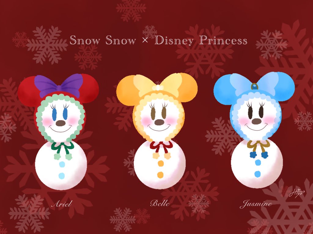 ひよここ スノースノーとディズニープリンセスをコラボさせたイラスト描いてみました 早くクリスマスのディズニーに行きたい ひよここ スノースノーとディズニープリンセスをコラボさせたイラスト描いてみました 早くクリスマスのディズニーに行きたい