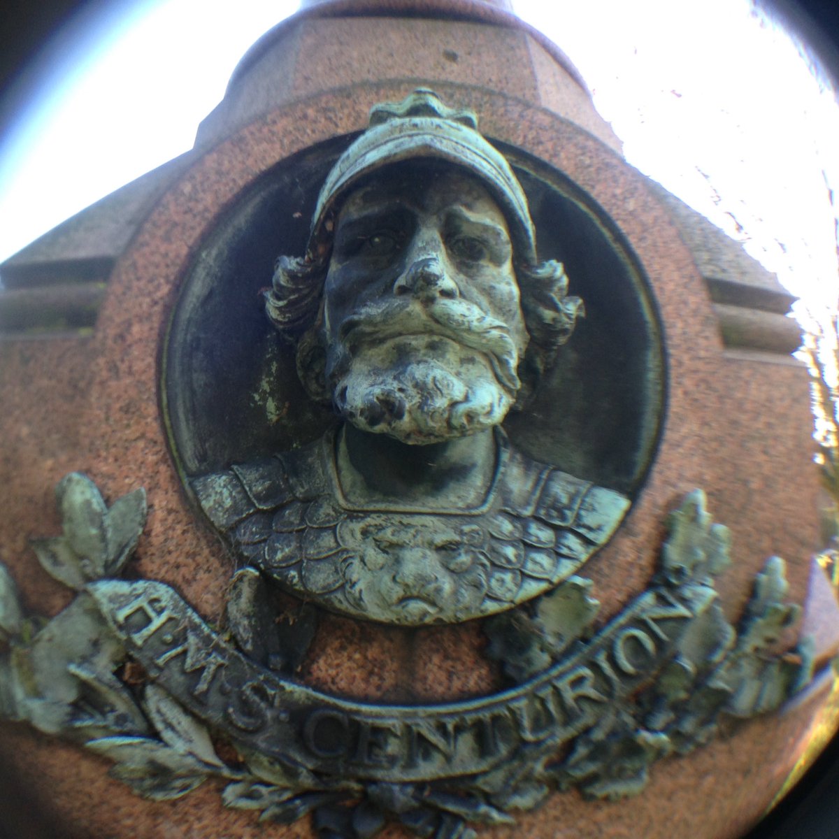 hisnibsjones's tweet photo. Discovered this awesome guy in #Victoriapark earlier! #HMSCenturion https://t.co/l6L28bN6js