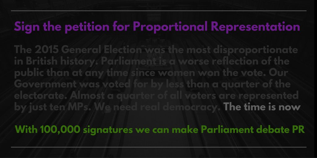 #ProportionalRepresentation #TheTimeIsNow Sign the petition: petition.parliament.uk/petitions/1686…