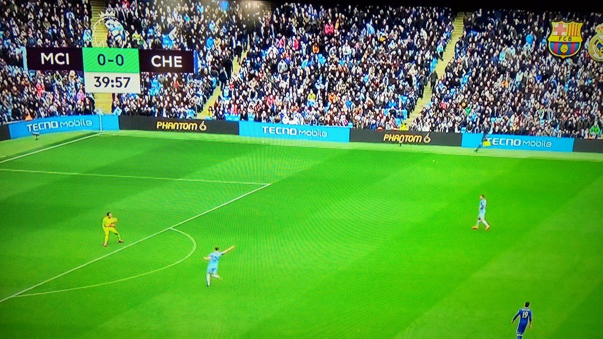 OthainaEid's tweet photo. Watching the Mancity vs Chelsea game. Photos taken by my TECNO Mobile Phantom 6. Billboards show the Phantom 6 logo. #TECNOxManCity https://t.co/OpGWHtyh4P