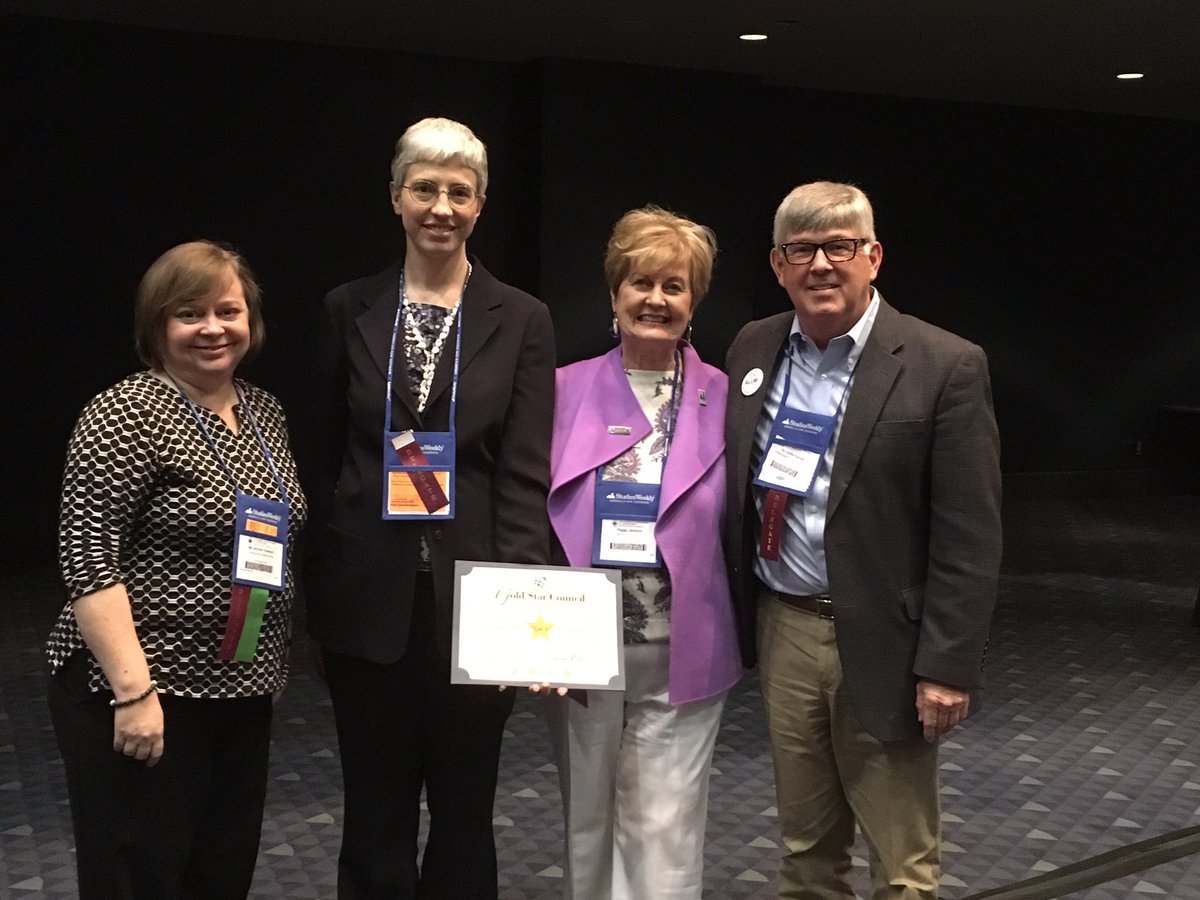 GASocStudies's tweet photo. GCSS recognized by @NCSSNetwork President Peggy Jackson as Gold Star Council in House of Delegates on Friday! #ncss16 #gcss16 https://t.co/vfgeIayqK4