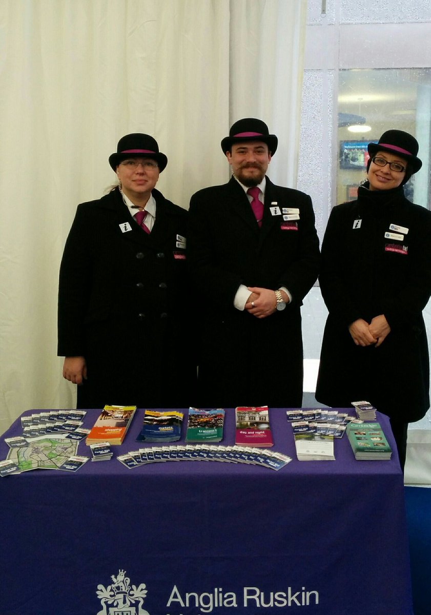 AngliaRuskin's tweet photo. Remember to visit the @CityAmbassadors and ask them anything about the city of #Cambridge #AskAnAmbassador https://t.co/rAtU0xA0NF