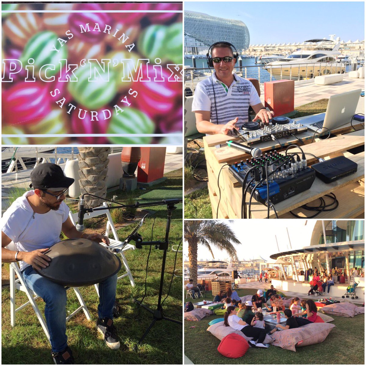 SoleAgency's tweet photo. #Shopping #food #live music #games = #PickNMixSaturdays @YasMarinaAD 
#YasMarinaAD #PickNMix #SaturdayMarket #UAE #Abudhabi https://t.co/sQLr7wQkue