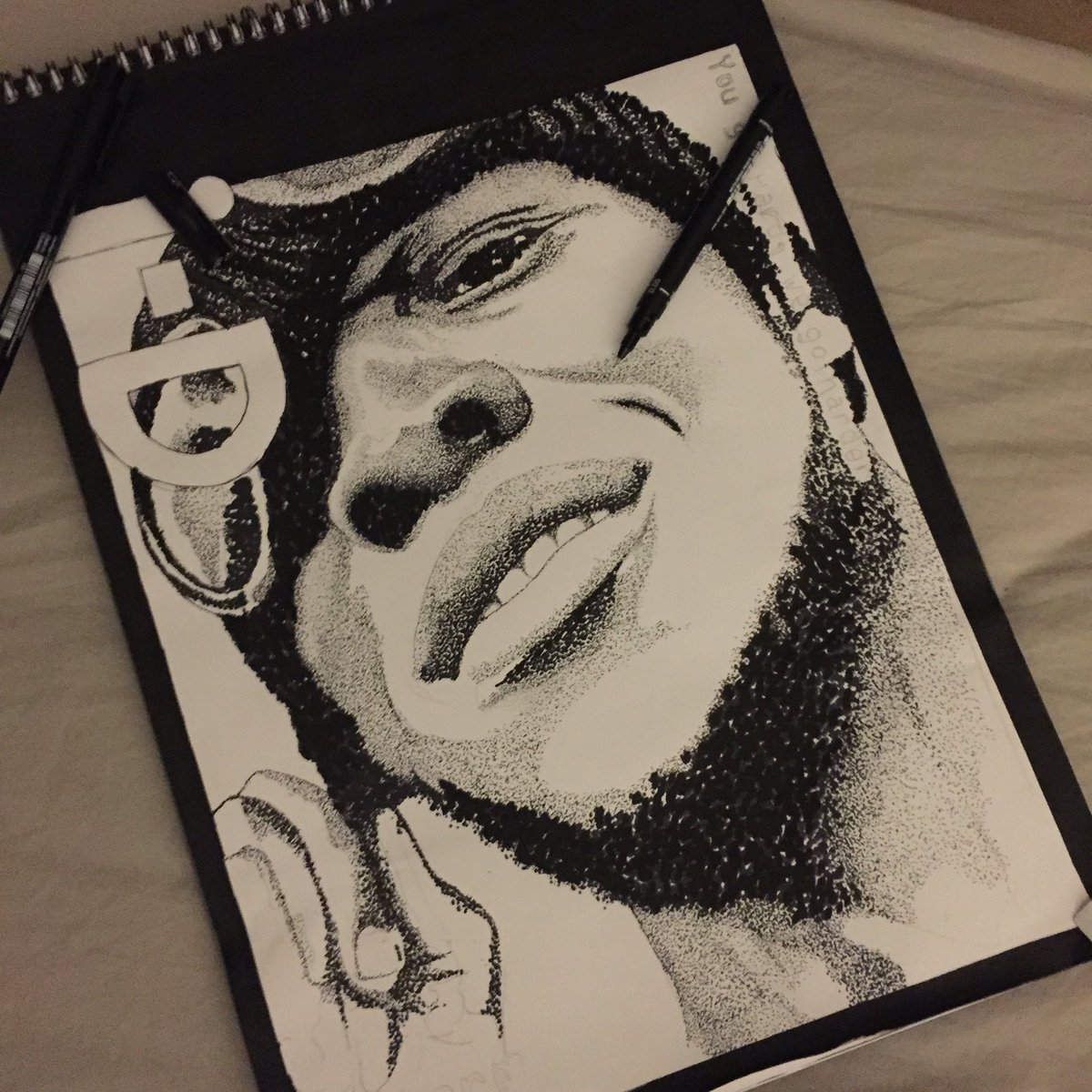 maisiemiranda's tweet photo. @Stormzy1_ progress #art #dots #grimeuk https://t.co/bdpWXMG6mr
