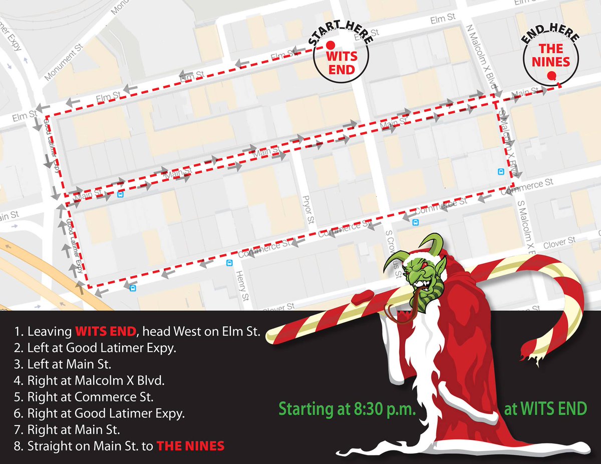 BEST DAY EVER!!!!! The Krampus walk starts at 8:30 tonight from Krampus Central Wits End.  #getyourkrampuson #