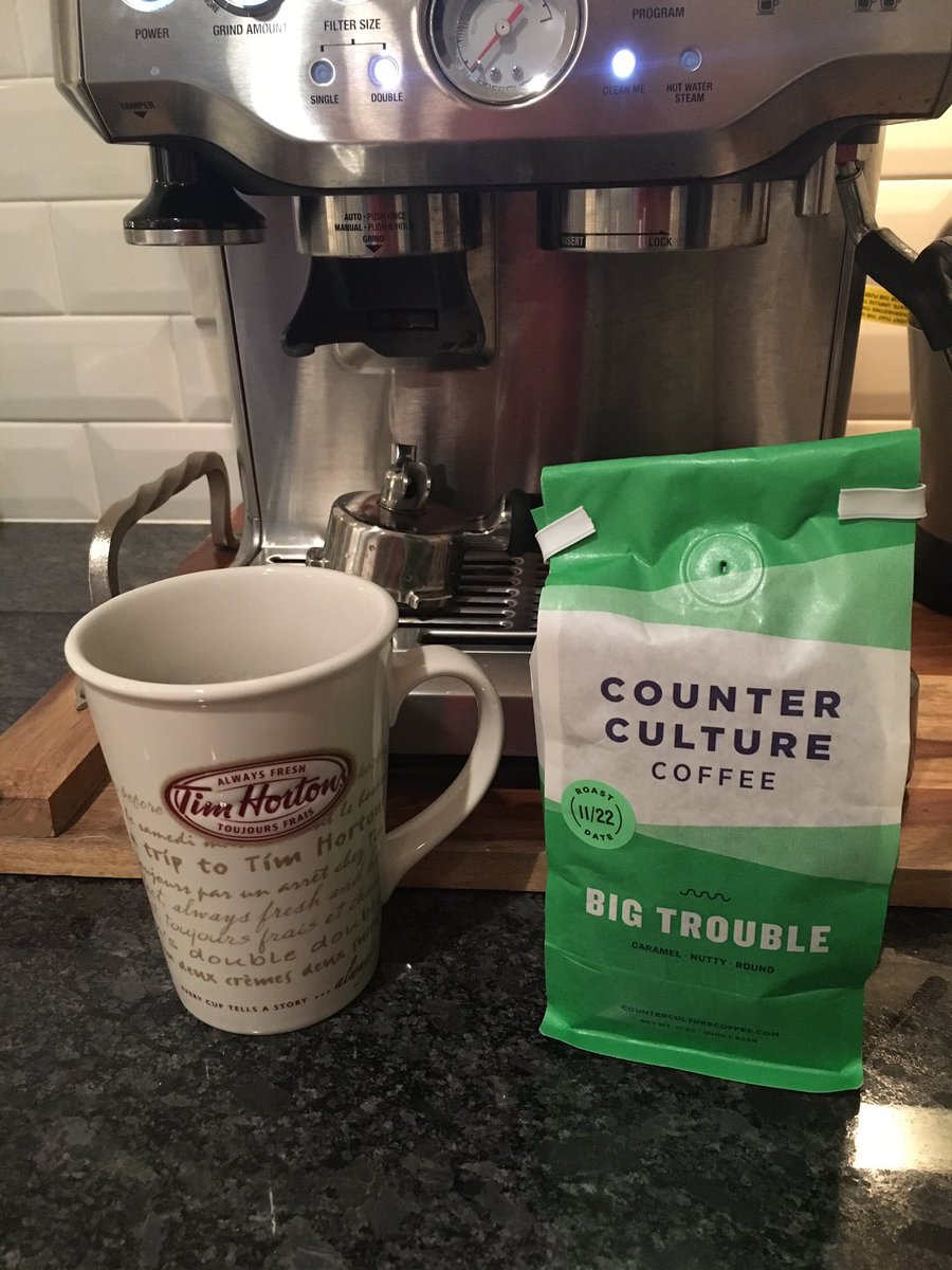 LeeSmith_1's tweet photo. @jasonkovacs Tried some  @counter_culture after your tweet. So good! Poured in my @TimHortons cup in your honor. https://t.co/324uabYfeR