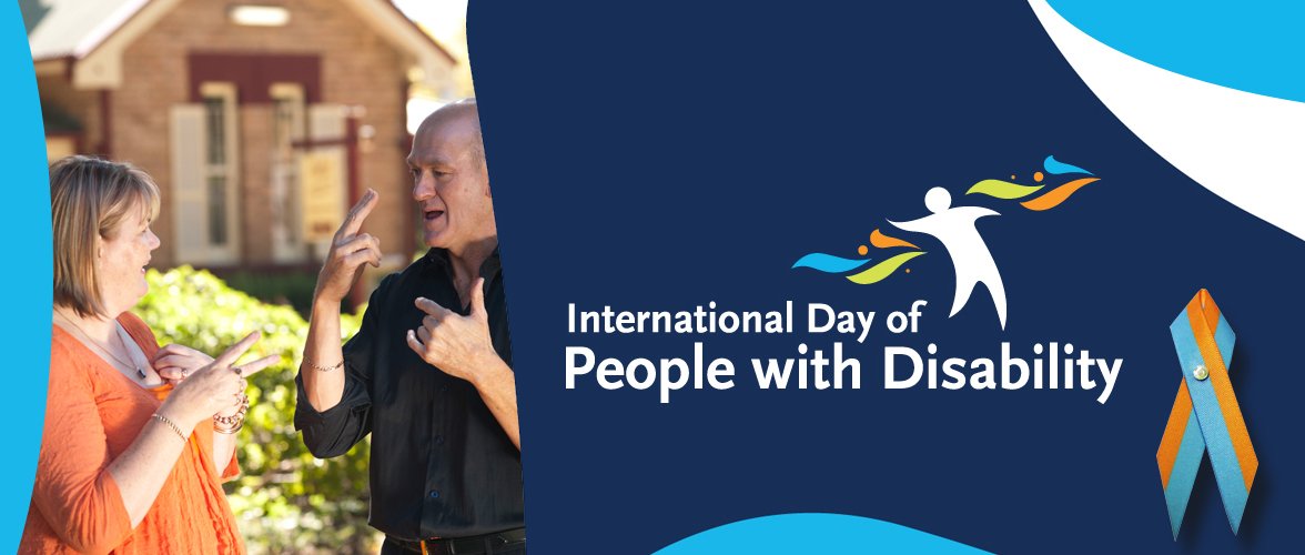 Today is International Day of People with Disability. A day to celebrate the fantastic contribution of people with disability. #idpwd #deaf