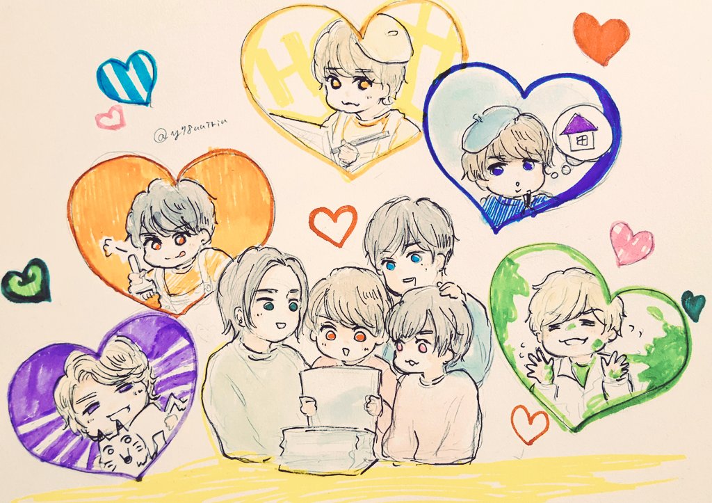y78uuiriu's tweet photo. 毎日たくさんの素敵なイラストを見られて幸せでした…(∗ˊᵕ`∗)お疲れ様でした！

#平成版深夜の真剣お絵描き60分一本勝負 
@onedraw_p https://t.co/kQ7M3lSQkv