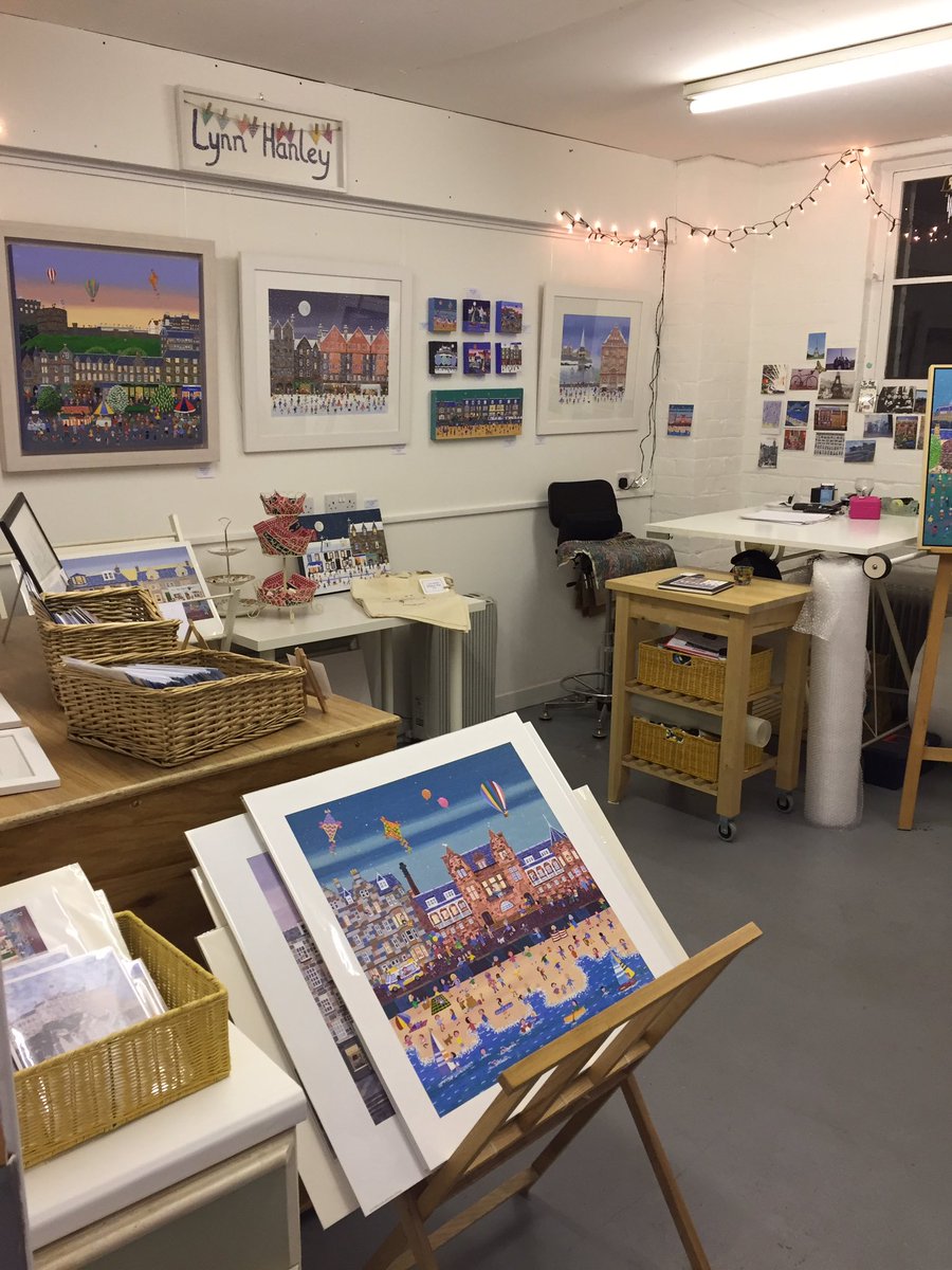 Open Studios Coburg House. Leith Open Saturday and Sunday 11-5 #Christmasiscoming!