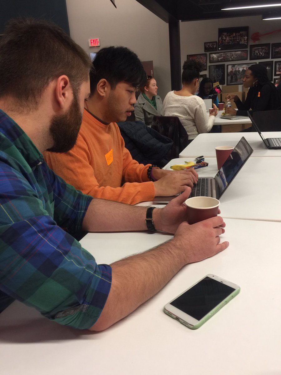 young_and_sharp's tweet photo. ready for day 2 @RailsBridgePHL https://t.co/QKKpeHXHLu