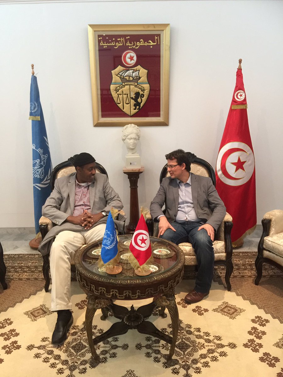mchakchouk's tweet photo. Honored to welcome Mr Bishar Abdirahman Hussein, The Director General of the @UPU_UN in #Tunisia #TnPost https://t.co/MO59lW9Gi5
