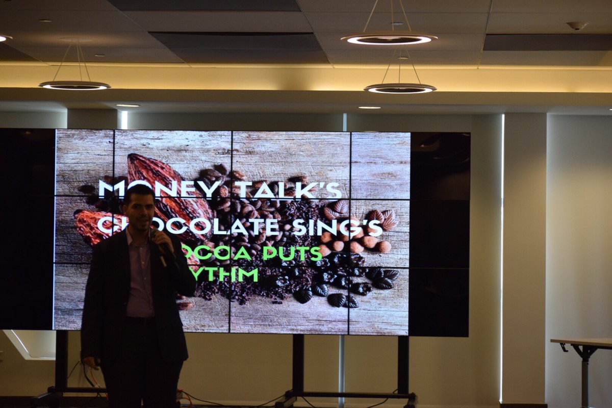 GrupoGuayacan's tweet photo. #Semila, pitches to investors and audience members. #SPRINGBOARDDemoDay https://t.co/qn9B58xZNt
