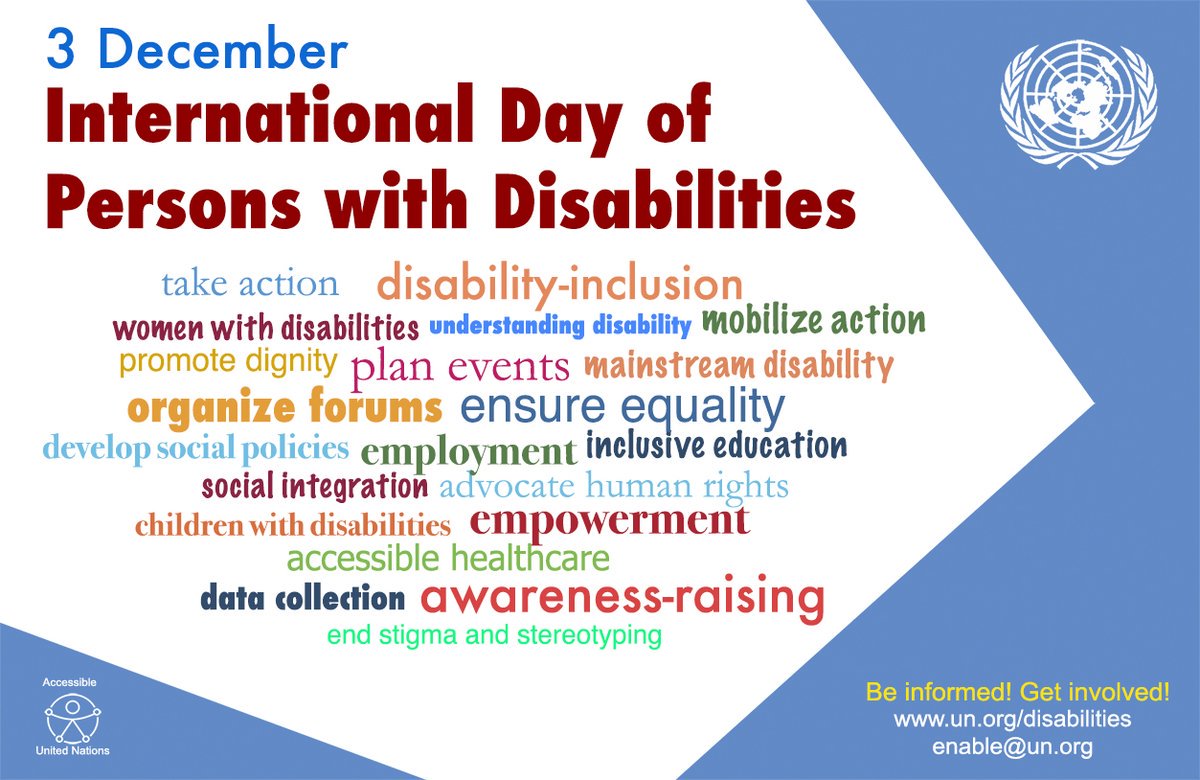 EMHAlliance's tweet photo. Let's remember those living with #InvisibleDisabilities on International Day of Persons with Disabilities #IPD2016 https://t.co/CYGhUsOuZg